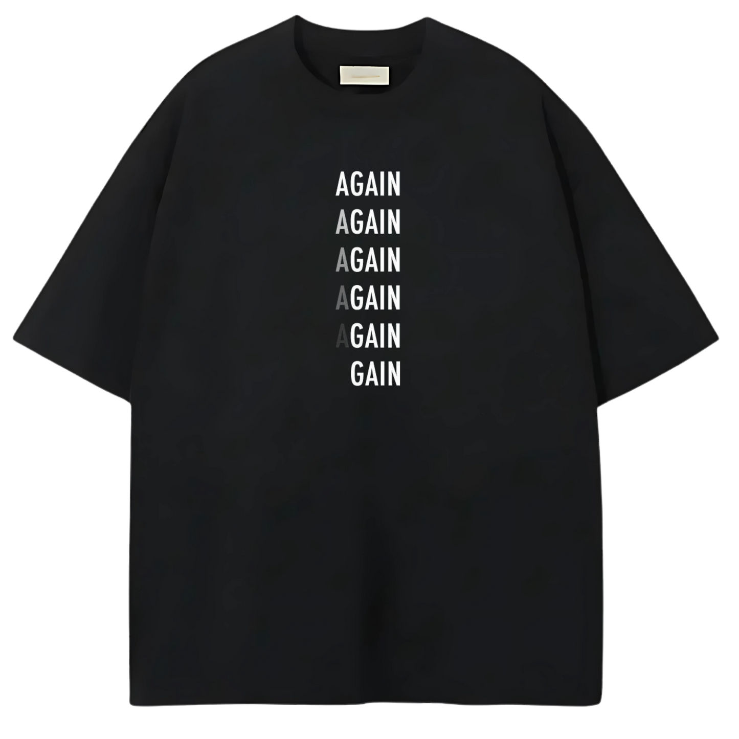 AGAIN OVERSIZED TEE