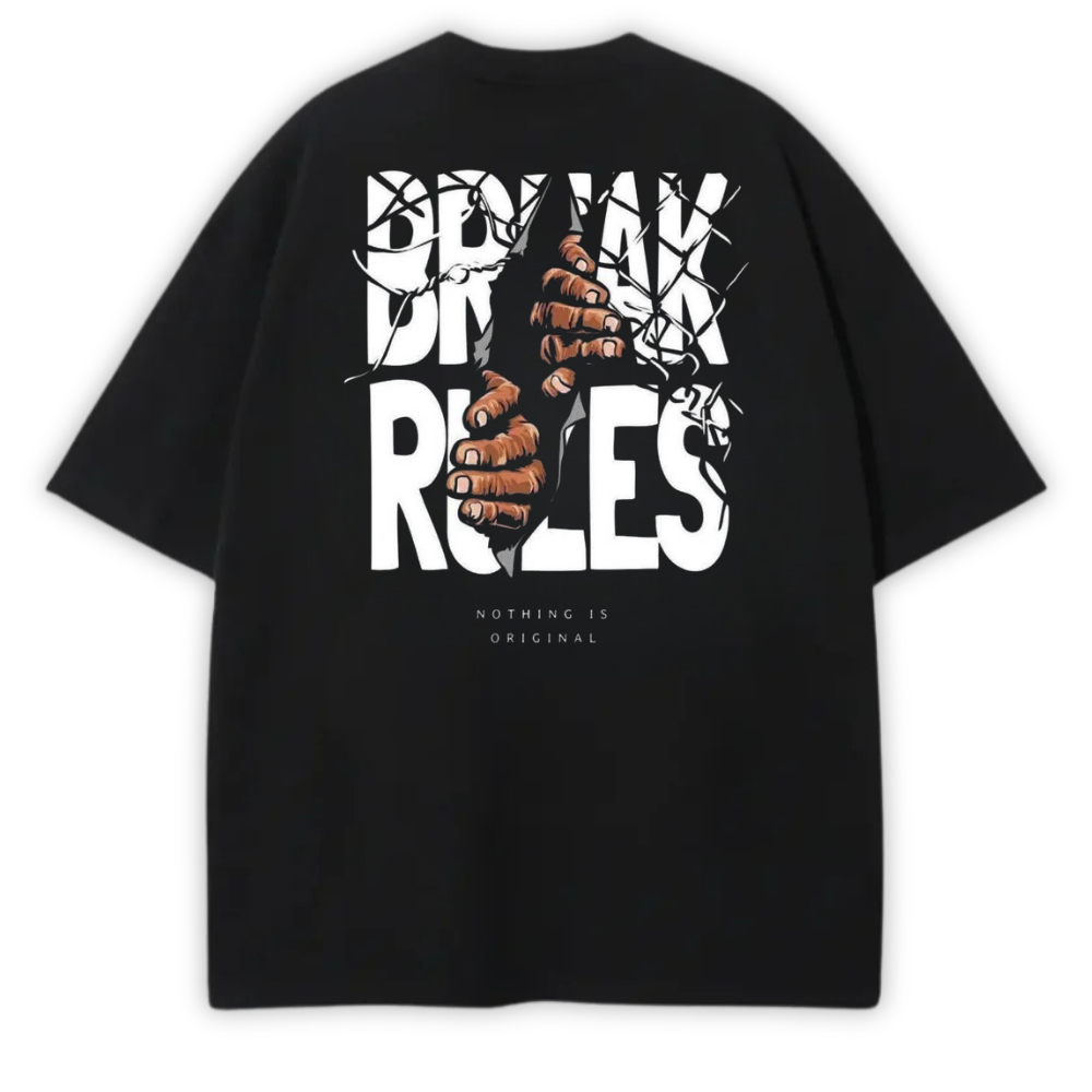BREAK RULES OVERSIZED TEE