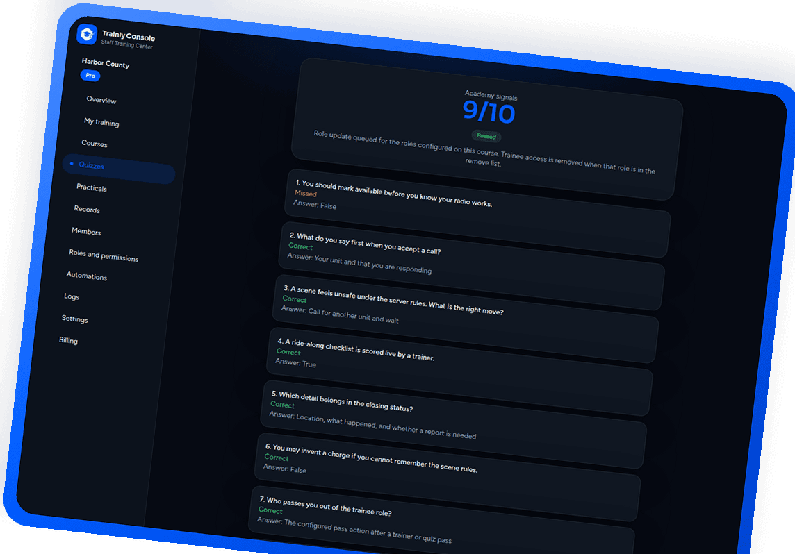 Auto-promote in TRAINLY