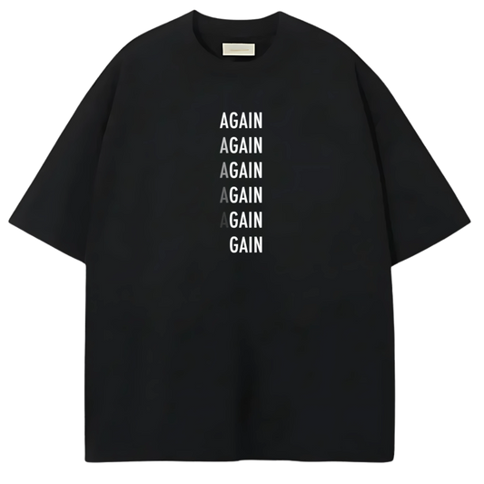 AGAIN OVERSIZED TEE