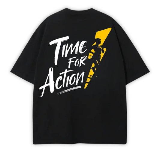 TIME FOR ACTION OVERSIZE TEE
