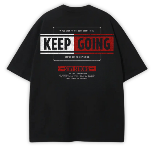 KEEP GOING OVERSIZED TEE
