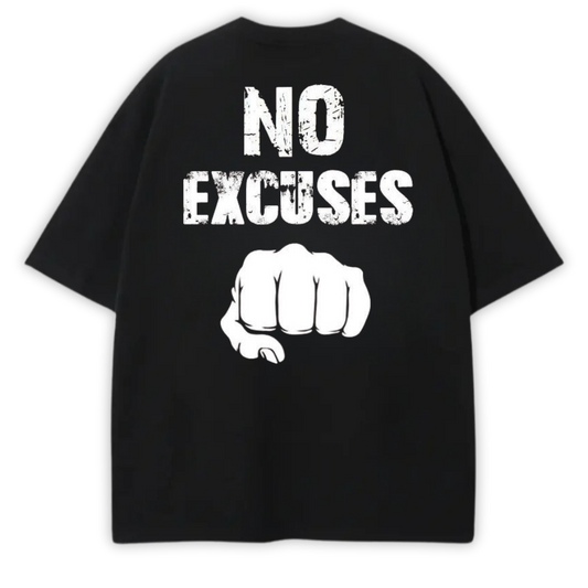NO EXCUSES OVERSIZED TEE